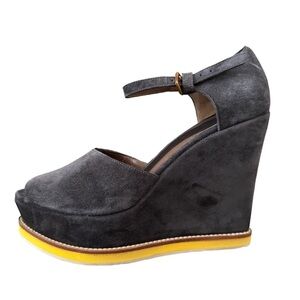 Marni Suede Platforms, Size 8.5